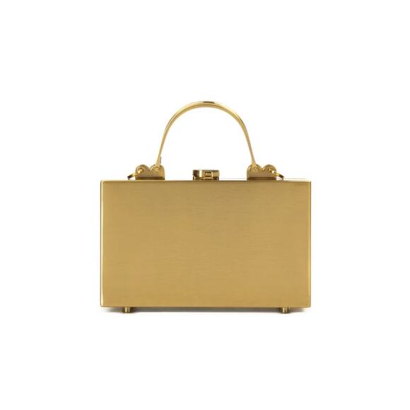 Brandon Blackwood Gold Slim Metal Trunk - Picture 2 of 3